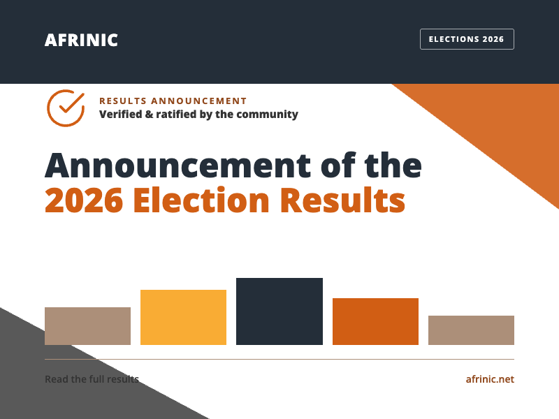 Announcement of 2026 AFRINIC Election Results