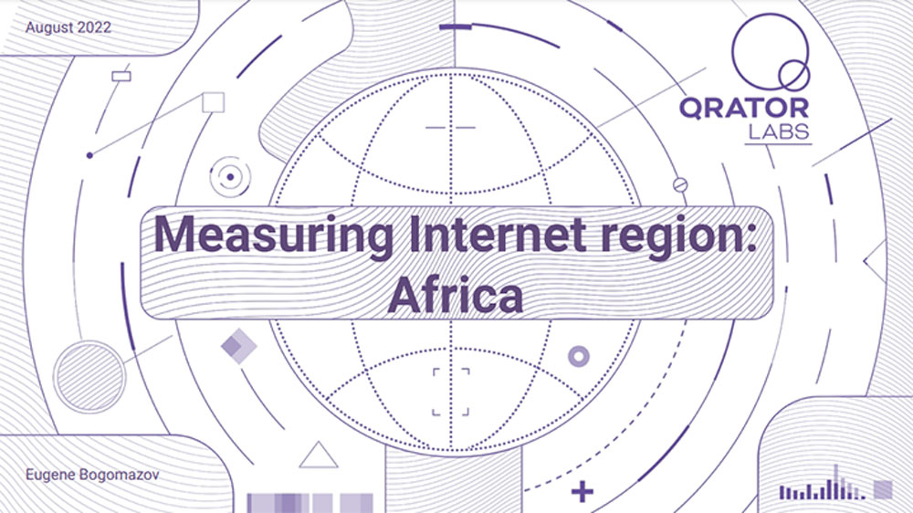 Medindo a Internet na ÁFRICA