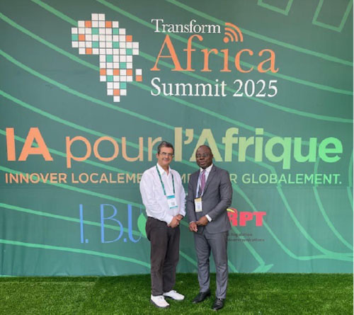 Prof. Abdelaziz Hilali, Vice-Chairman of the Board, and Mr Arthur N’guessan, Head of Stakeholder Development