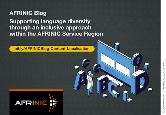 Soutenir la diversité linguistique par une approche inclusive au sein de la région de service AFRINIC