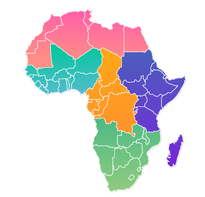 mapa da áfrica