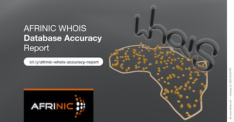 Relatório sobre AFRINIC's WHOIS Precisão do banco de dados