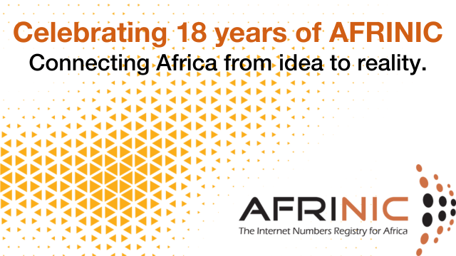 Celebrating 18 years of AFRINIC