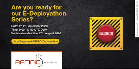 Inscreva-se na primeira e-deployathon de 2020 até 27 de agosto