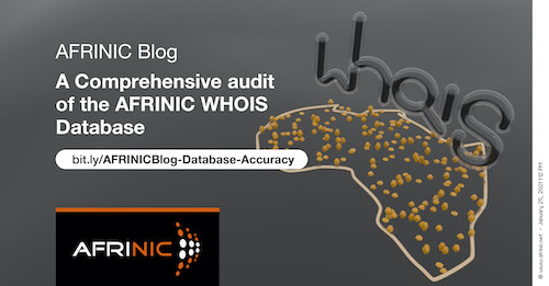 Uma auditoria abrangente do AFRINIC WHOIS banco de dados