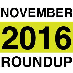 November 2016 News Round up